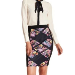 NWT TED BAKER floral pencil skirt
